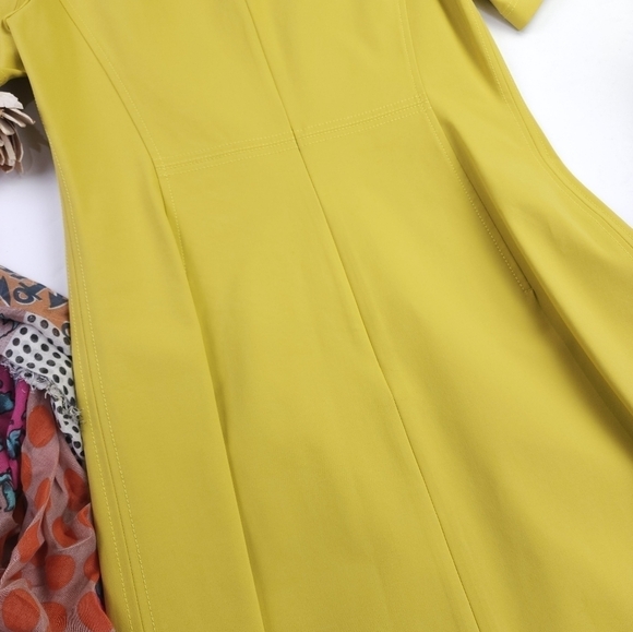 New Lafayette 148 New York Stunning Lime Dress Size S - Picture 10 of 16